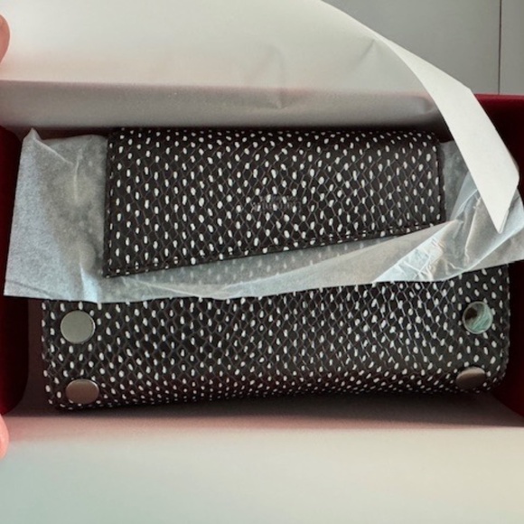 Hammitt Levy Espresso Reserve Wallet Leather Brown Grey Crossbody Bag Handbag NW - Picture 11 of 13